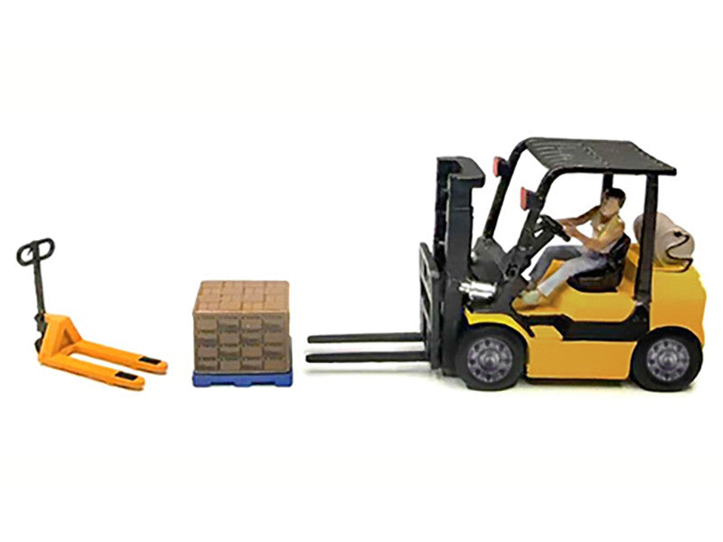 "Heavy Lifters" 4 piece Diecast Set Limited Edition for 1/64 Scale Models by American Diorama by American Diorama