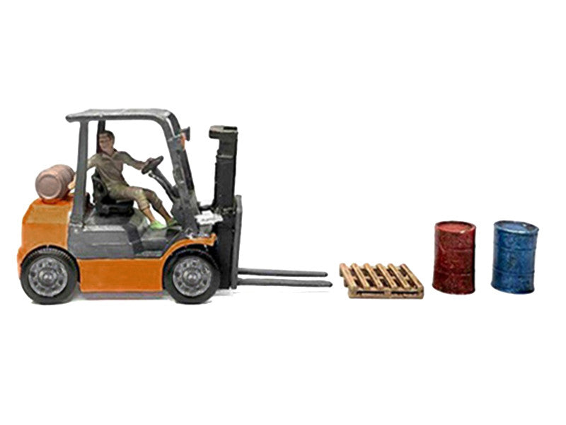 "Heavy Lifters 2" 4 piece Diecast Set Limited Edition for 1/64 Scale Models by American Diorama by American Diorama