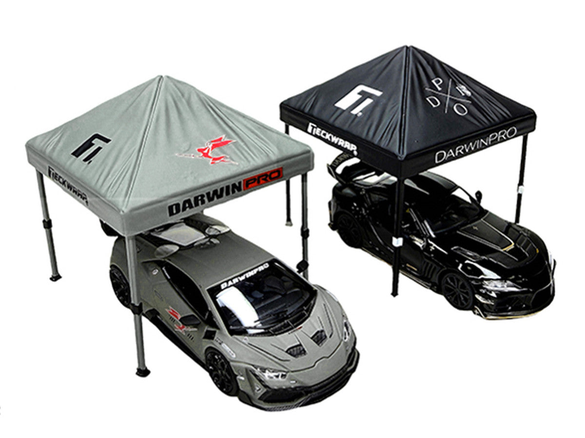 "DarwinPro x Teckwrap" Canopy 2 Piece Set Limited Edition for 1/64 Scale Models by American Diorama by American Diorama