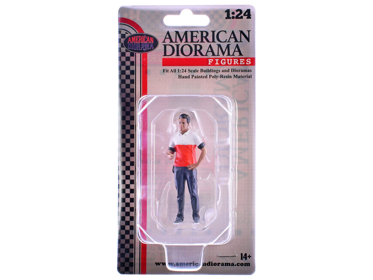 "Race Crew" Figure #4 for 1/24 Scale Models by American Diorama by American Diorama
