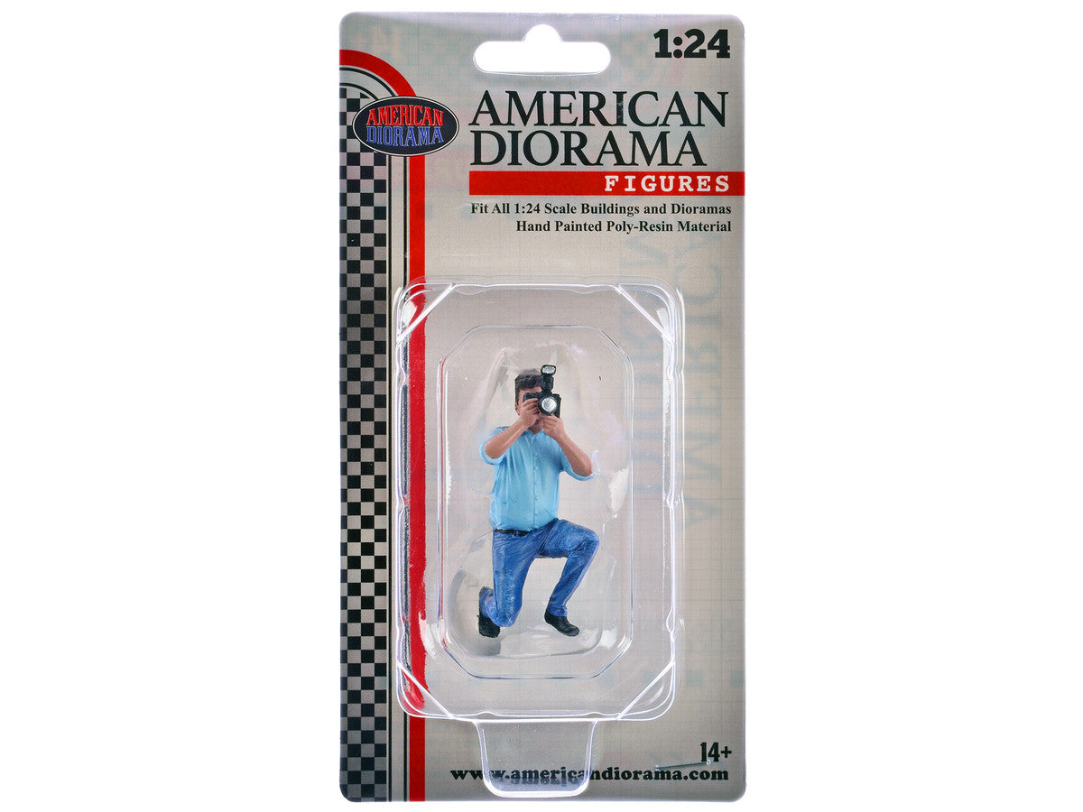 "Photographers" Figure #3 for 1/24 Scale Models by American Diorama by American Diorama