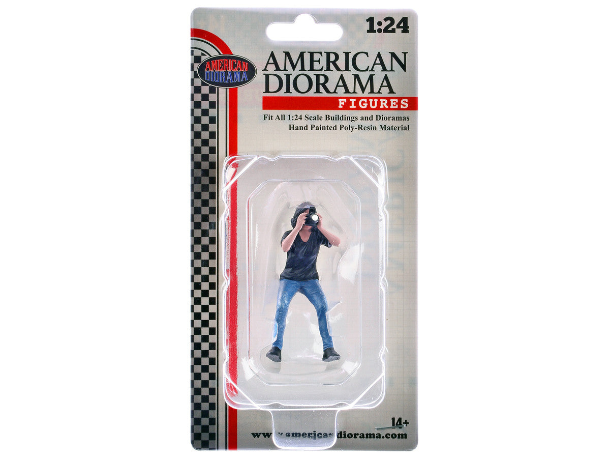 "Photographers" Figure #4 for 1/24 Scale Models by American Diorama by American Diorama