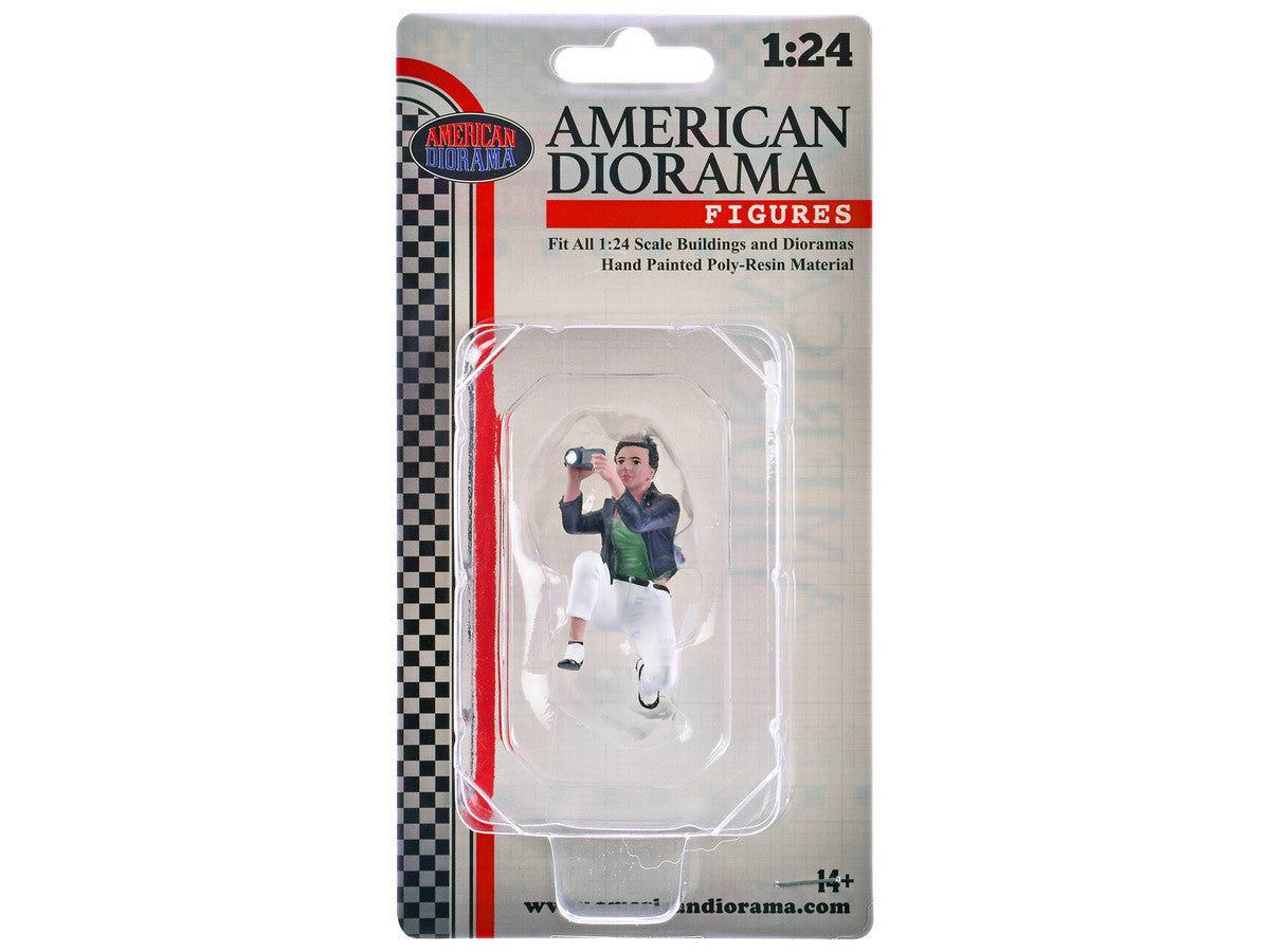 "Photographers" Figure #5 for 1/24 Scale Models by American Diorama by American Diorama