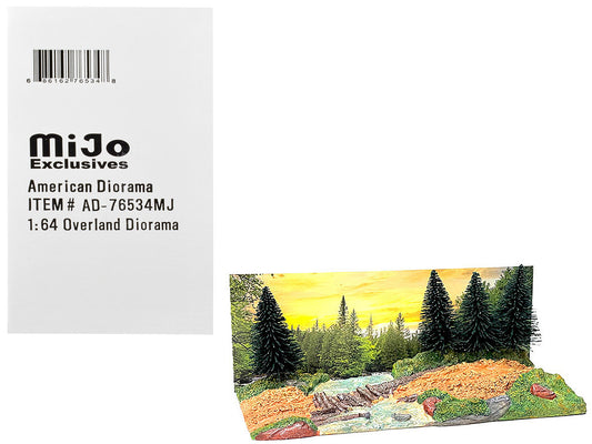 "Overland Off-Road" Diorama with Forest Background for 1/64 Scale Models by American Diorama by American Diorama