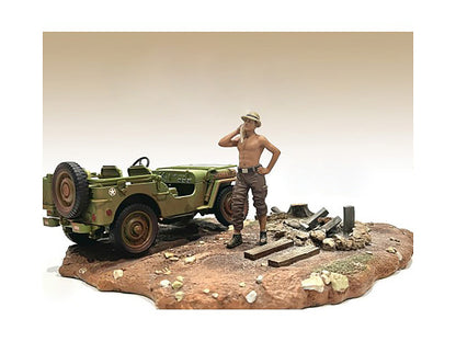 "4X4 Mechanic" Figure 1 for 1/18 Scale Models by American Diorama by American Diorama
