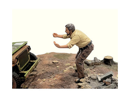 "4X4 Mechanic" Figure 6 for 1/18 Scale Models by American Diorama by American Diorama
