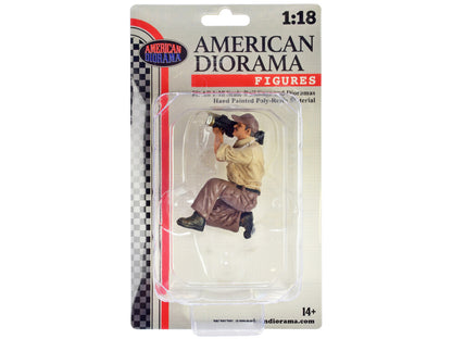 "4X4 Mechanic" Figure 7 for 1/18 Scale Models by American Diorama by American Diorama