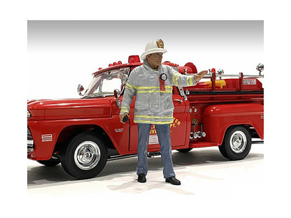 "Firefighters" Fire Captain Figure for 1/18 Scale Models by American Diorama by American Diorama
