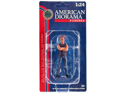 "Car Meet 3" Figurine 1 for 1/24 Scale Models by American Diorama by American Diorama