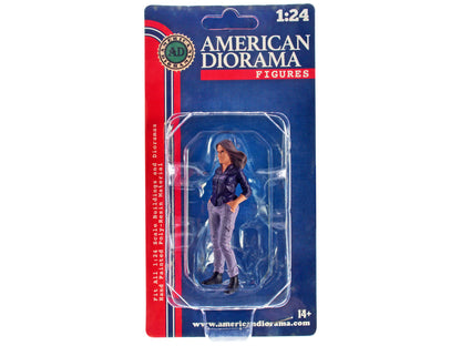 "Car Meet 3" Figurine 5 for 1/24 Scale Models by American Diorama by American Diorama