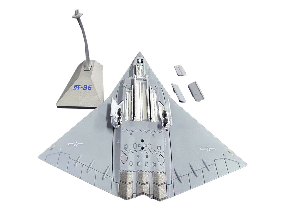 CAC J-36 Stealth Aircraft "People's Liberation Army Air Force" 1/144 Diecast Model by Air Force 1 by Air Force 1