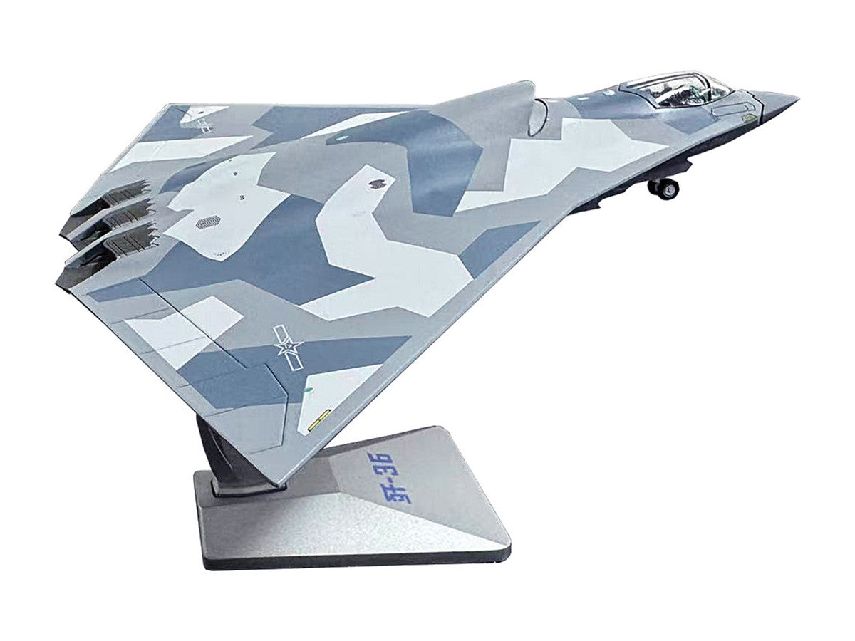 CAC J-36 Stealth Aircraft "People's Liberation Army Air Force" 1/144 Diecast Model by Air Force 1 by Air Force 1