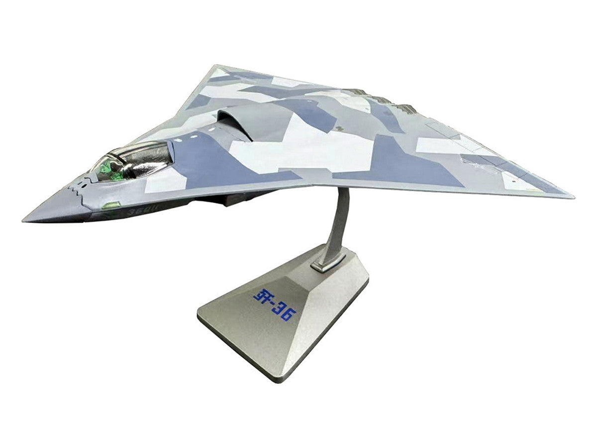 CAC J-36 Stealth Aircraft "People's Liberation Army Air Force" 1/144 Diecast Model by Air Force 1 by Air Force 1