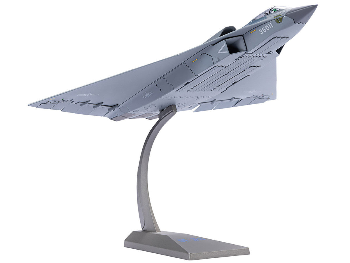 CAC J-36 Stealth Fighter Aircraft "Chinese Military" People’s Liberation Army Air Force 1/100 Diecast Model by Air Force 1 by Air Force 1