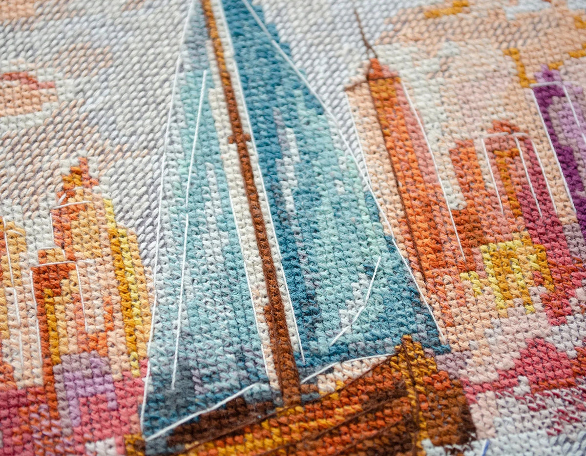 On the Waves of Adventure Counted Cross-Stitch Kit by Abris Art AH-231