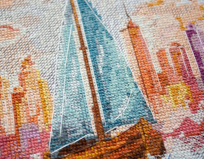 On the Waves of Adventure Counted Cross-Stitch Kit by Abris Art AH-231
