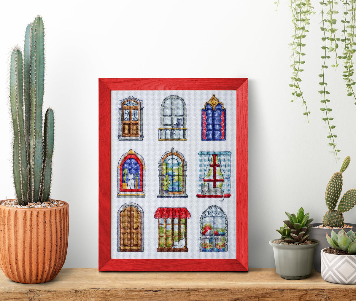 9 Little Cozy Tales Counted Cross-Stitch Kit by Abris Art AH-284 by Abris Art