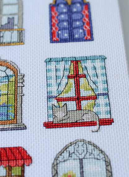 9 Little Cozy Tales Counted Cross-Stitch Kit by Abris Art AH-284 by Abris Art