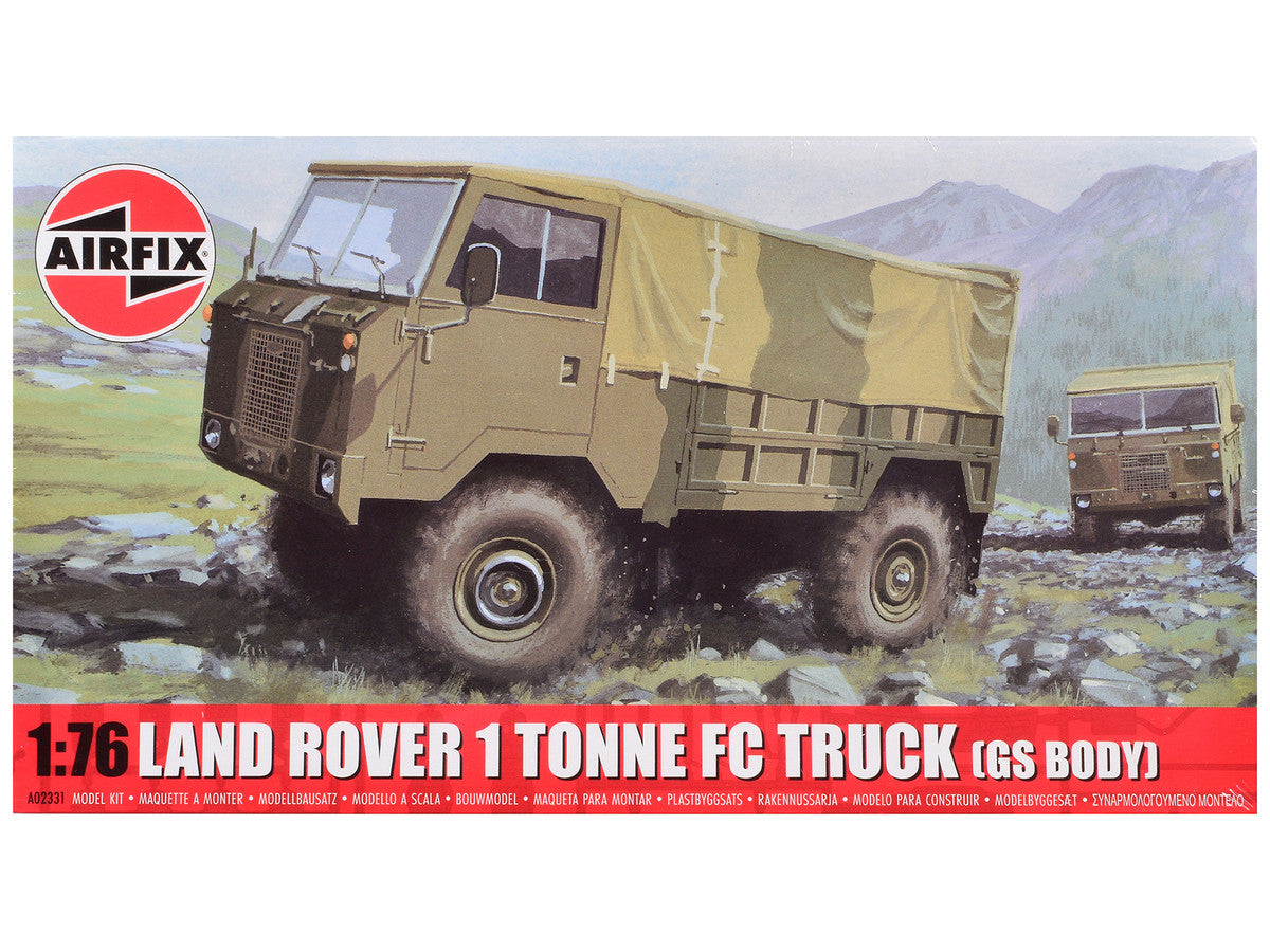Level 1 Model Kit Land Rover 1 Tonne FC Truck (GS Body) with 3 Scheme Options 1/76 Scale Plastic Model Kit by Airfix by Airfix