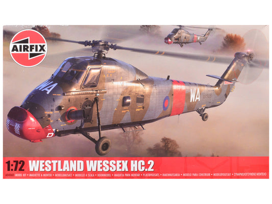 Level 2 Model Kit Westland Wessex HC.2 Helicopter with 3 Scheme Options 1/72 Plastic Model Kit by Airfix by Airfix