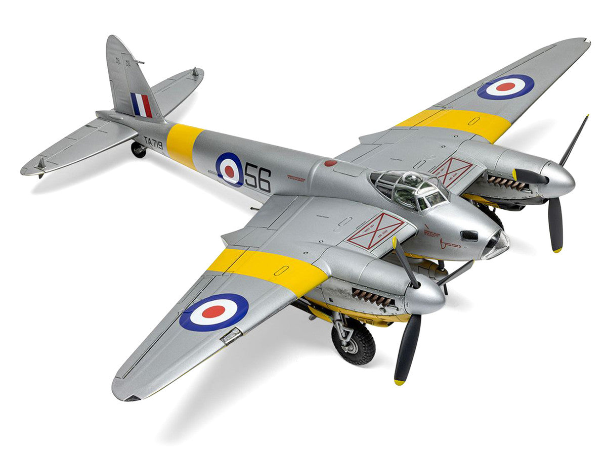Level 2 Model Kit De Havilland Mosquito B.XVI/B.35/TT.35 Aircraft with 3 Scheme Options 1/72 Plastic Model Kit by Airfix by Airfix