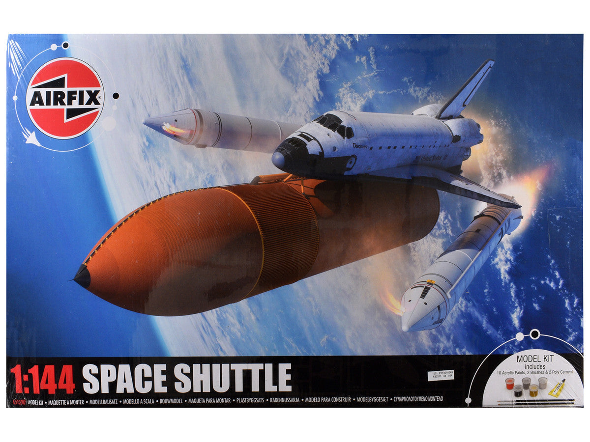 Level 3 Model Kit NASA Discovery Space Shuttle Gift Set 1/144 Plastic Model Kit by Airfix by Airfix