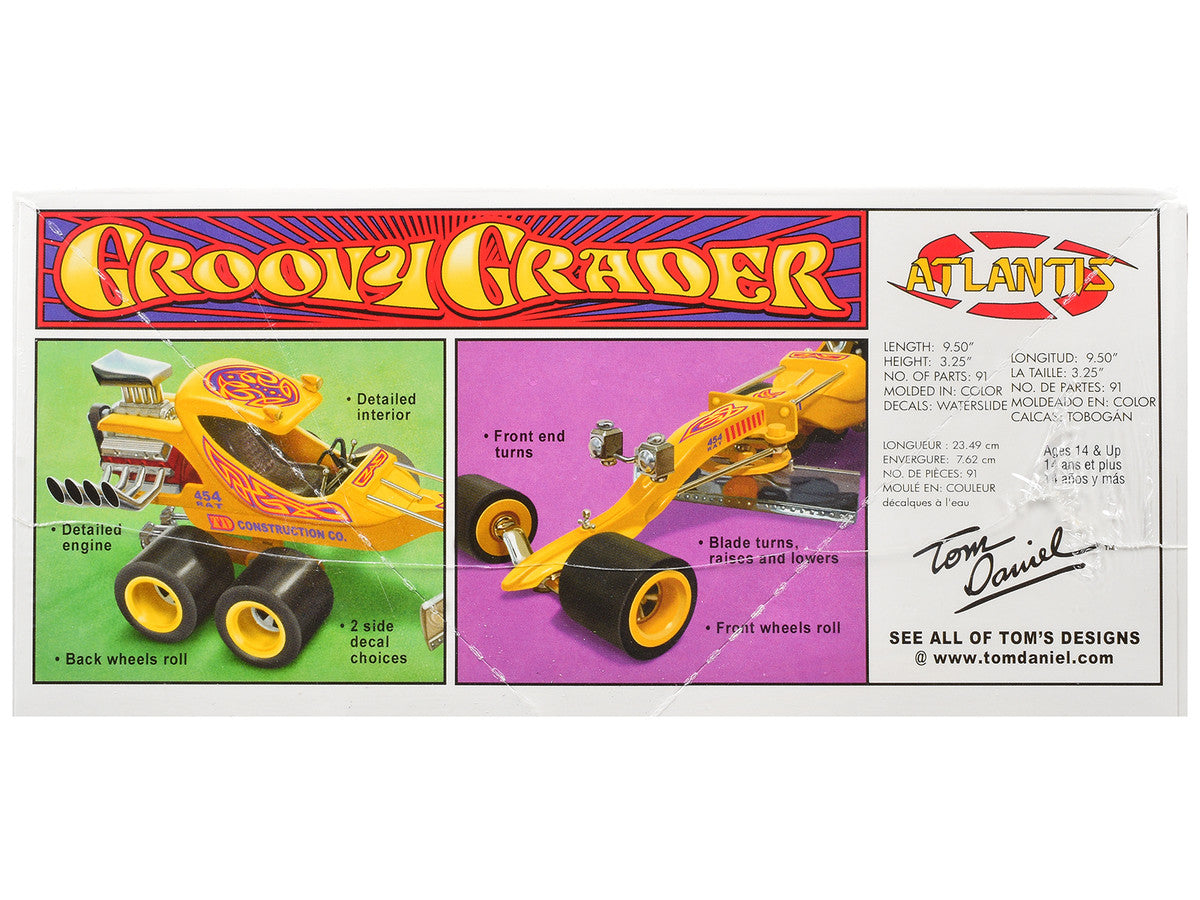 Skill 2 Model Kit Tom Daniel's Groovy Grader Dragster 1/24 Scale Model by Atlantis by Atlantis