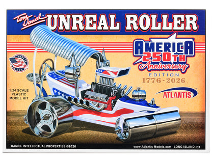 Skill 2 Model Kit Tom Daniel's Unreal Roller "America 250th Anniversary" Edition 1/24 Scale Model by Atlantis-0