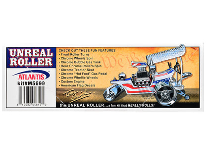 Skill 2 Model Kit Tom Daniel's Unreal Roller "America 250th Anniversary" Edition 1/24 Scale Model by Atlantis-1