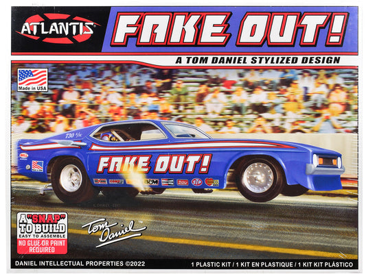 Model Kit Tom Daniel's "FAKE OUT!" Classic Funny Car (Snap-to-Build) 1/32 Scale Model by Atlantis by Atlantis