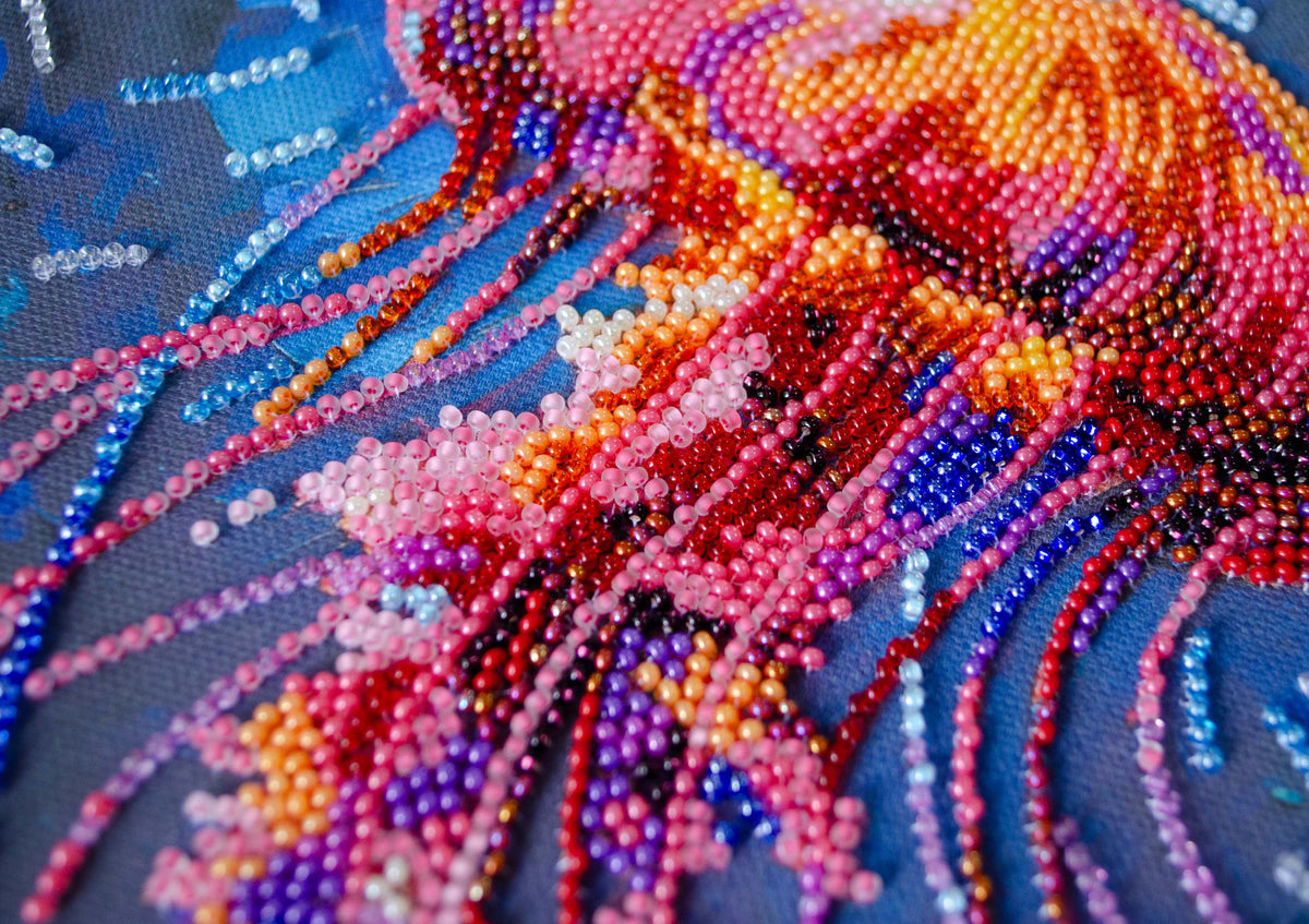 Dangerous Grace Mid-Sized Bead Embroidery Kit by Abris Art AMB-128