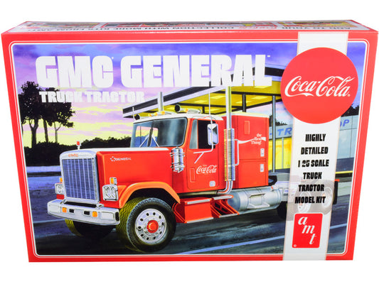 Skill 3 Model Kit GMC General Truck Tractor "Coca-Cola" 1/25 Scale Model by AMT by AMT