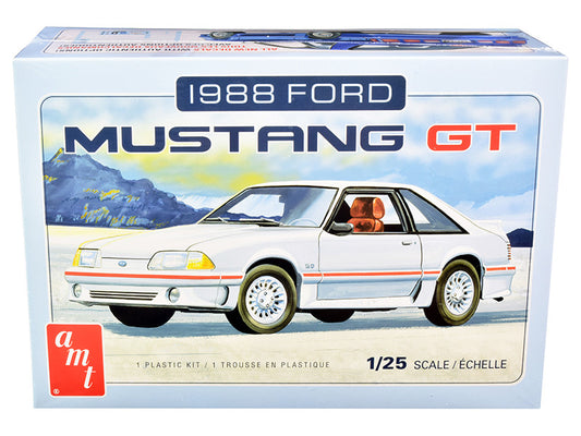 Skill 2 Model Kit 1988 Ford Mustang GT 1/25 Scale Model by AMT by AMT