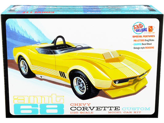 Skill 2 Model Kit 1968 Chevrolet Corvette Custom 1/25 Scale Model by AMT by AMT