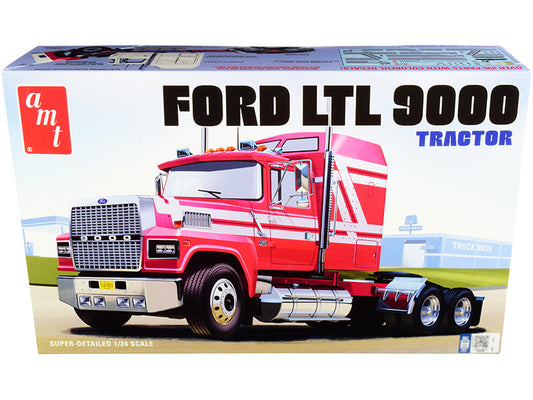 Skill 3 Model Kit Ford LTL 9000 Semi Tractor 1/24 Scale Model by AMT by AMT