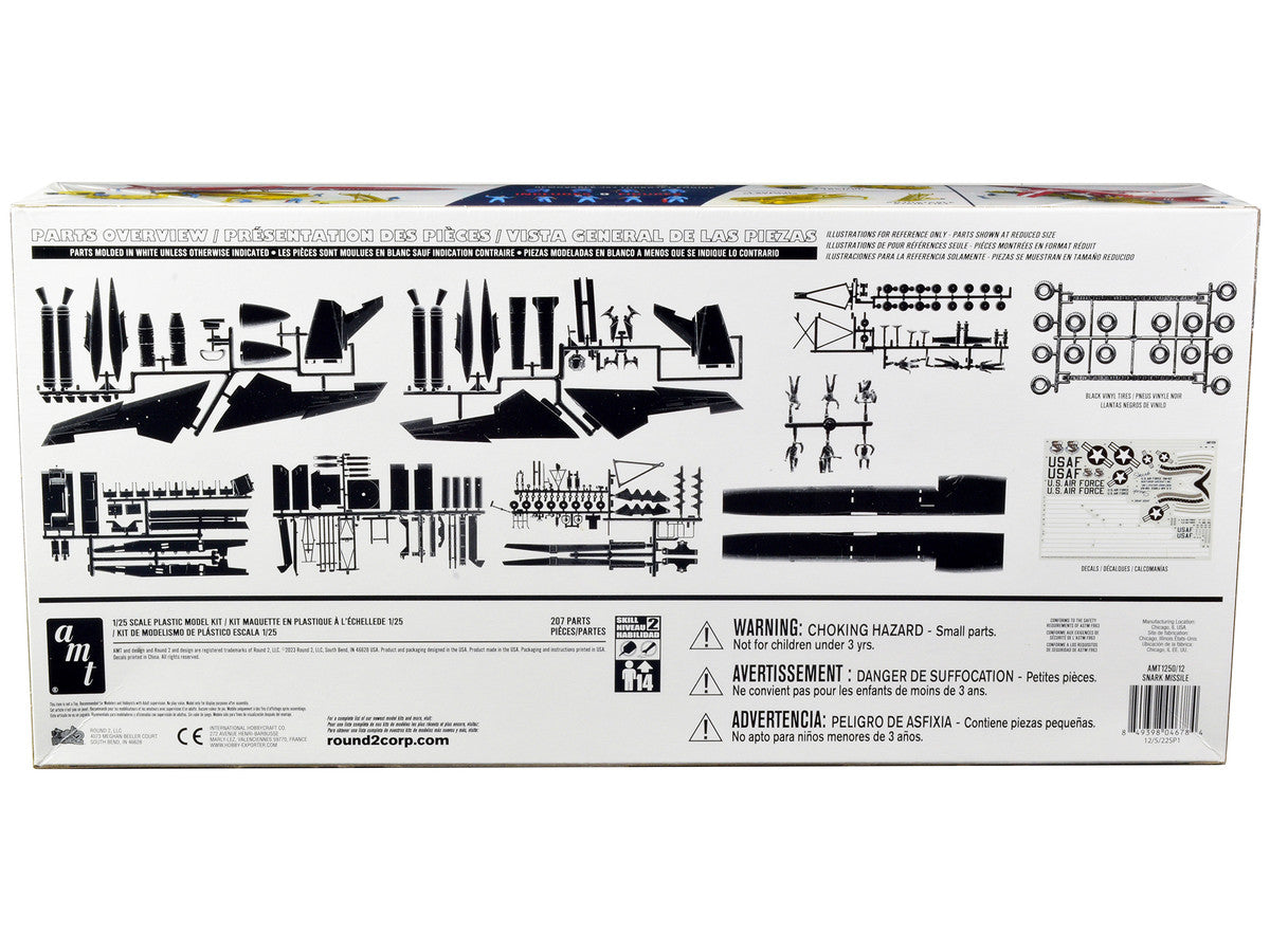 Skill 2 Model Kit Northrop SM-62 Snark Intercontinental Guided Missile 1/48 Scale Model by AMT by AMT