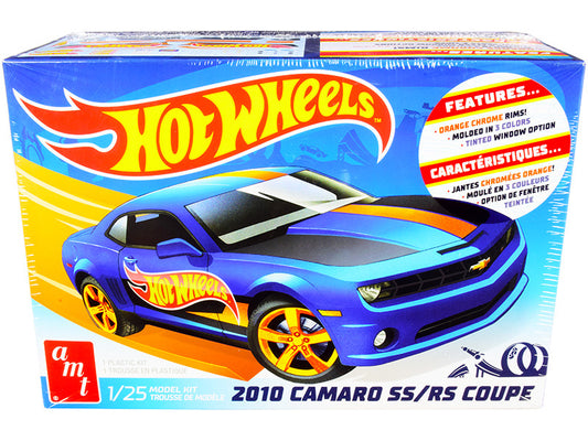 Skill 2 Model Kit 2010 Chevrolet Camaro SS/RS Coupe "Hot Wheels" 1/25 Scale Model by AMT by AMT