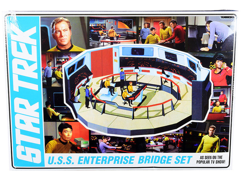 Skill 2 Model Kit U.S.S. Enterprise Command Bridge Set "Star Trek" (1966-1969) TV Show 1/32 Scale Model by AMT by AMT