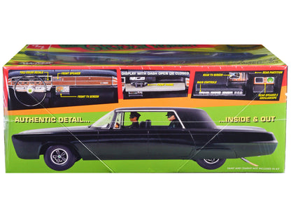 Skill 2 Model Kit Black Beauty "The Green Hornet" (1966–1967) TV Series with Green Hornet and Kato Figures 1/25 Scale Model by AMT by AMT