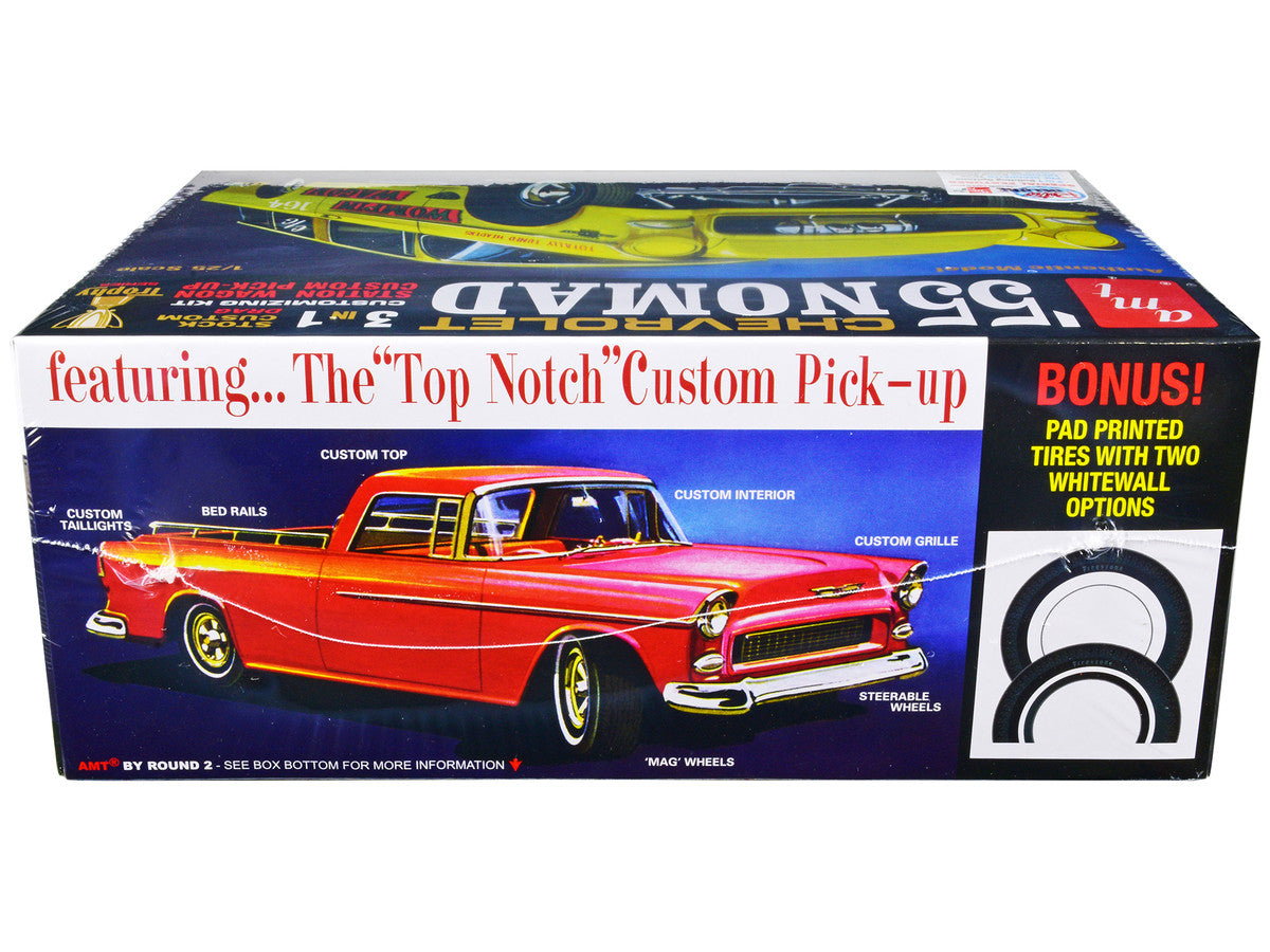 Skill 2 Model Kit 1955 Chevrolet Nomad 3-in-1 Kit "Trophy Series" 1/25 Scale Model by AMT by AMT