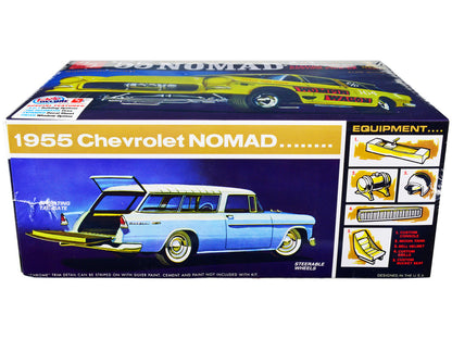 Skill 2 Model Kit 1955 Chevrolet Nomad 3-in-1 Kit "Trophy Series" 1/25 Scale Model by AMT by AMT