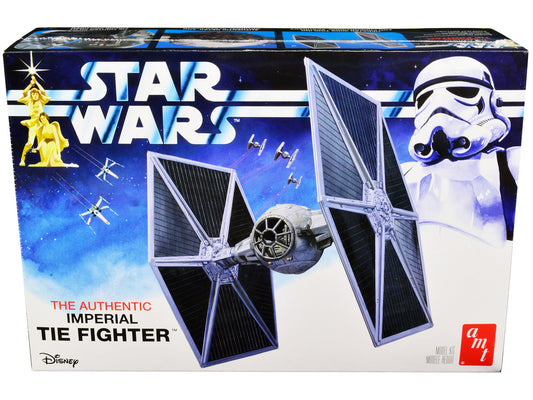 Skill 2 Model Kit Imperial Tie Fighter "Star Wars" (1977) Movie Model by AMT by AMT