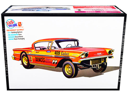Skill 2 Model Kit 1958 Chevrolet Impala "Ala-Impala" 3-in-1 Kit 1/25 Scale Model by AMT by AMT