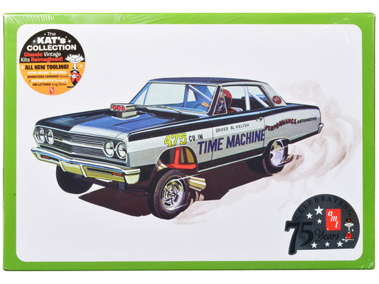 Skill 2 Model Kit 1965 Chevrolet Chevelle AWB Funny Car "Time Machine" 1/25 Scale Model by AMT by AMT