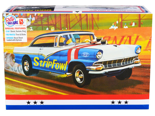 Skill 2 Model Kit 1956 Ford Victoria Hardtop 3 in 1 Kit 1/25 Scale Model by AMT by AMT