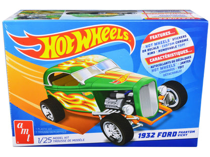 Skill 2 Model Kit 1932 Ford Phantom Vicky "Hot Wheels" 1/25 Scale Model by AMT by AMT