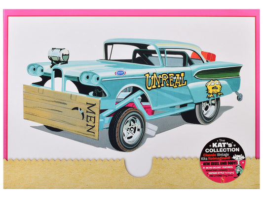 Skill 2 Model Kit of 1958 Edsel Funny Car "Unreal" 1/25 Scale Model by AMT by AMT