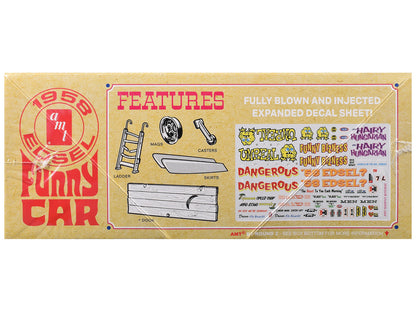 Skill 2 Model Kit of 1958 Edsel Funny Car "Unreal" 1/25 Scale Model by AMT by AMT
