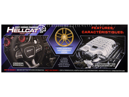 Skill 2 Model Kit 2021 Dodge Charger Hellcat Redeye Widebody 1/25 Scale Model by AMT by AMT