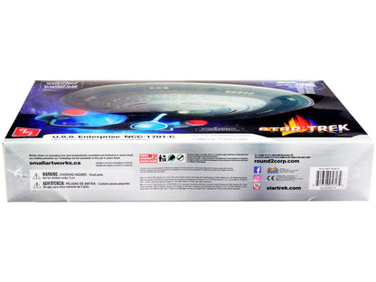 Skill 2 Model Kit U.S.S. Enterprise NCC-1701-C Space Ship "Star Trek: The Next Generation" (1987) TV Series 1/1400 Scale Model by AMT by AMT
